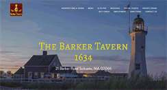 Desktop Screenshot of barkertavern.com