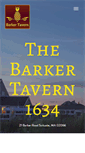 Mobile Screenshot of barkertavern.com